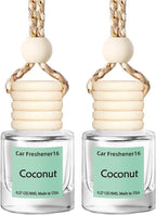 Hanging Car Air Freshener, Long Lasting Scent, Cute Air Fresheners for Women, 2 Pack Non-Toxic Essential Oil Diffuser, Made i