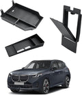 ECOZEN 2026 BMW X3 Center Console Organizer Set - 3 Pcs Center Console Organizer + Hidden Organizer Box + Behind Screen Organizer Tray For 2025-2026 BMW X3 30 xDrive/M50 xDrive Accessories