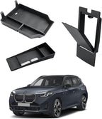 ECOZEN 2026 BMW X3 Center Console Organizer Set - 3 Pcs Center Console Organizer + Hidden Organizer Box + Behind Screen Organizer Tray For 2025-2026 BMW X3 30 xDrive/M50 xDrive Accessories