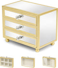Gifturbo 3 Layer Jewelry Box,Jewelry Holder Organizer with Jewelry Organizer Drawer,Large Jewelry Boxes & Organizer with Velv