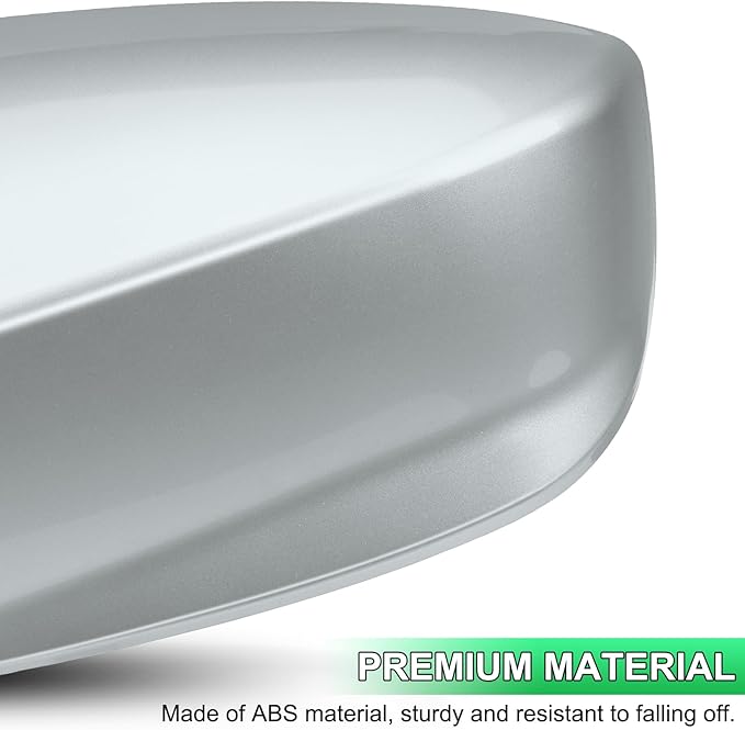 Silver Driver Side Mirror Cover Rear View Mirror Cap Compatible with 8th Gen Accord Sedan 2008 2009 2010 2011 2012