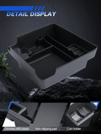 for Frontier Center Console Organizer 2022 2023 2024 2025 Frontier Accessories Armrest Tray Middle Storage Box Insert Container Durable ABS Plastic