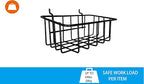 8-Pack Pegboard Baskets & Trays, Container Holders, Pegboard Racks, Wire Shelf, Wall Organizer, Attachments for Organizing Va