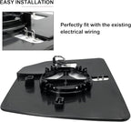 Ford F150 Right Side Heated Blind Spot Mirror - Convex Glass with Rear Holder FL3Z17K707A