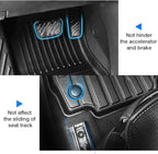KUST Custom Fit Floor Mats for Chevy Equinox/GMC Terrain 2018-2024 (No for EV), All Weather TPE Rubber Car Mats for Equinox Accessories Front Rear 2 Row Liners, High Edges Non-Slip