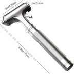 2-Pack Alloy Car Window Breaker with KM46 Tungsten Tip, 3-in-1 Glass Breaker & Seatbelt Cutter & Escape Hammer Car Emergency 
