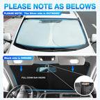KUST Windshield Sun Shade for Subaru Forester 2014-2018 Sunshade Window Sun Visor Protector Foldable Blocks UV Rays Keep Your Car Cool