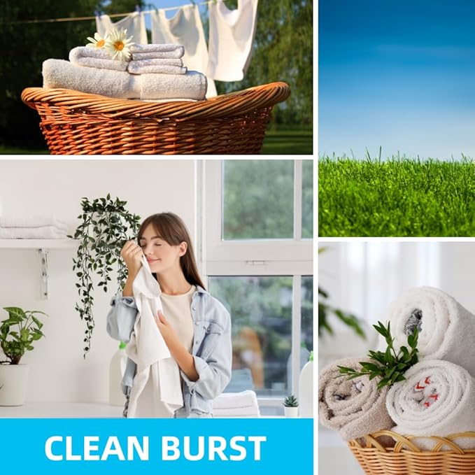 Arm & Hammer OdorBusterz® Odor Eliminator Balls, Clean Burst, 10 Count – Baking Soda Odor Control for Closets, Drawers, Hampe