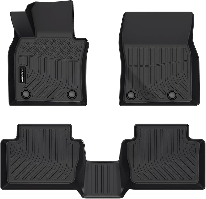Auxko All Weather Floor Mats Fit for Mazda CX-30 2026-2020 TPE Liners Accessories All Season Guard Odorless Anti-Slip Floor Mats for Mazda CX-30 Black