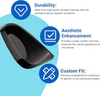 Glossy Black Door Rearview Mirror Cover Fits for Toyota 2013-2023 4Runner 2016 RAV4 HV 2013-2015 RAV4 87915-42160-J1 87945-42160-B1(Left driver side)