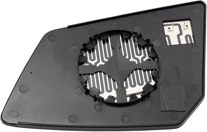 TRQ Passenger Side Heated Mirror Glass with Backing Plate Compatible with 2007-2016 GMC Acadia 2017 Acadia Limited 2007-2010 