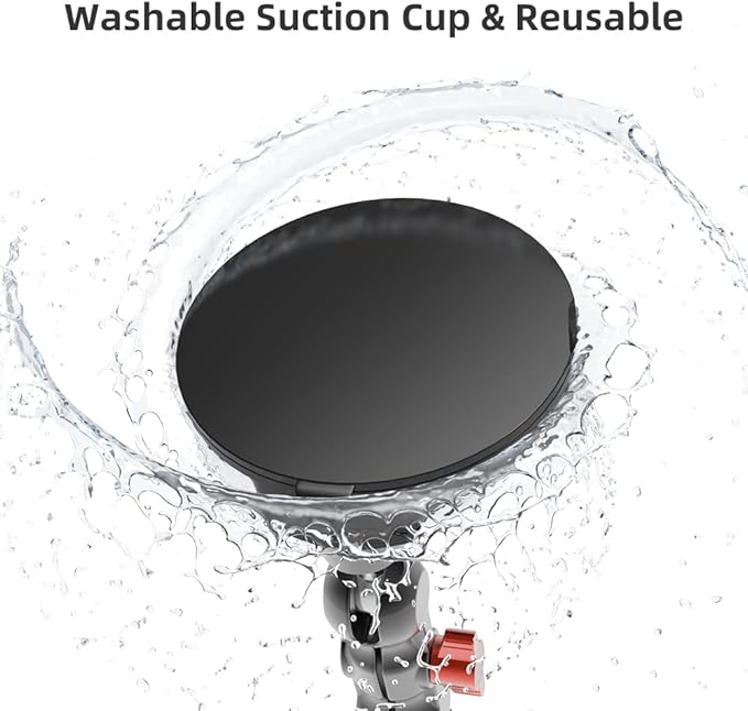 SUREWO Metal Suction Cup Car Mount for GoPro, DJI Osmo Action 3 and Most Action Cameras