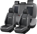 Coverado Car Seat Covers Full Set, Seat Covers for Cars, Car Seat Cover, Car Seat Protector, Leather Car Seat Cushion, Waterp