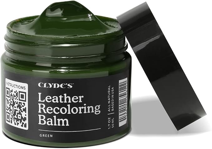 Clyde's™ Recoloring Balm | Non-Toxic Material Dye & Restorer for Furniture, Car Seats, & More | 23 Colors (Army Green, 50ML)