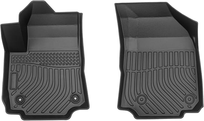 All Weather Floor Mats for 2018-2023 Chevrolet Equinox & GMC Terrain/Terrain Denali, Chevy Equinox Floor Mats, Car Mats Full Set TEP Rubber Non Slip Floor Liners