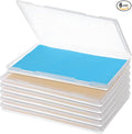 6 Pack Plastic Storage Box Organizer, Portable Clear Document File Case Containers For A4 Letter Paper, Magazine, Photo, Craf