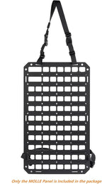 TACNEX Rigid MOLLE Panel for Car Seat Back Organizer Vehicle EDC Tactical Gear Holder Pouch Holster Mount Rack Modular Storage Plate Auto Interior Accessories for Truck Pickup SUV Van