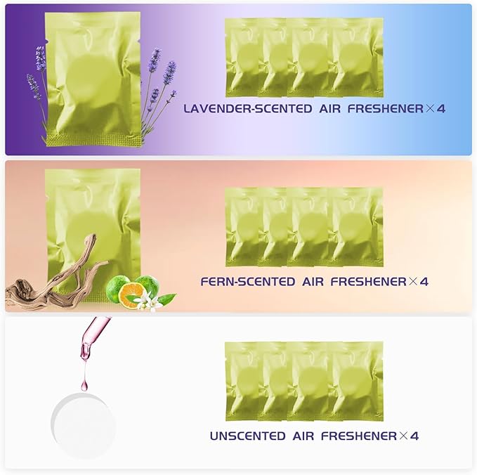 Refillable Shoes Car Air Freshener for Women, 4 PCS Fun Car Air Freshener Vent Clips Accessories Cute for Car (12 PCS Fragran