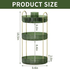 360° Rotating Makeup Organizer, Large-Capacity Skincare Make Up Storage 3 Tier Perfume Organizers Cosmetic Dresser Organizer 