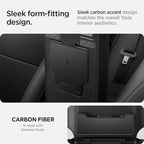 Spigen One-Tap Hidden Storage Box for Tesla Model Y Juniper (Standard, Premium & Performance 2026/2025) and Model 3 Highland (Standard, Premium & Performance 2026/25/24)