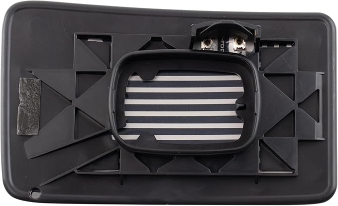 TRQ Driver Side Lower Mirror Glass Heated Snap On Compatible with 2013-2014 Ford F-150 2009-2012 F-250 F-350 F-450 F-550 Supe