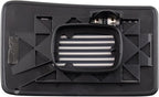 TRQ Driver Side Lower Mirror Glass Heated Snap On Compatible with 2013-2014 Ford F-150 2009-2012 F-250 F-350 F-450 F-550 Supe