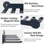 MUTUACTOR Power Tool Organizers and Storage Drill Tools Holder Magnetic Mount,Heavy Duty Magnetic Tool Holder,Utility Storage