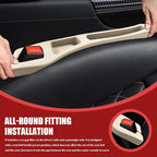 2PCS No Drop Seat Guard, Car Seat Gap Filler, Multi-Function Car Side Gap Filler for Prevent Items Falling, Universal Auto Blocker Between Seats Auto Organizer Accessories for Most Cars