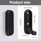 Dntorx Folding Coat Hooks, 6 Pcs Foldable Black Wall Hooks Heavy Duty Foldable Hook Bathroom Towel Hooks Robe Hooks Wall Moun
