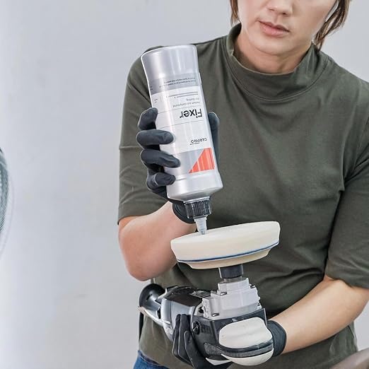CARPRO Fixer Compound & Polish - Remove Scratches, Marring, Haze & Swirl Marks, Polishing Compound to Fix Paint Imperfections, Ceramic Clear Coats & Single Stage Paint - 500ml (17oz)