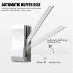 Nisorpa Pull Down Closet Rod, Adjustable 35-48 Inch Aluminium Wardrobe Lift Rail Organizer Buffer Return Closet Rod Pull Down