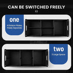 Car Trunk Organizer, Car Storage Organizer, Collapsible Multi Compartment for Car, Suv, Sedan, Truck, 100L, Extra Larger