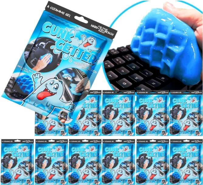 Cleaning Gel for Those Hard to Reach Places, Automotive Cup Holder Electronic Keyboard Office, Slime Gel Cleaner Dust Crumb R