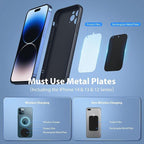 Magnetic Phone Holder for Car, [ Powerful Magnets & Military-Grade Suction] Car Phone Holder Mount Dashboard Windshield Cell Phone Holder Phone Stand for Car iPhone Android Automobile Cradle