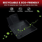LASFIT Floor Mats&Trunk Mat for Toyota Camry 2025-2026 Hybrid/LE/SE/XLE/XSE, All Weather Custom Fit TPE Floor Liners for Camry 2025 Front & Rear Full Set Car Mats, Black.