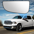 Driver Left Side Lower Mirror Glass Replacement, for 2010-2020 Dodge Ram 1500 2500 3500 4500 5500, Towing Mirrors Convex Glass with Rear Mounting Bracket, 68067731AA