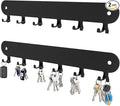 2 Pack Key Holder for Wall,Key Hooks,Key Holder Wall Mount Self Adhesive, Key Rack Wall Mount for Wall No Drill for Living Ro
