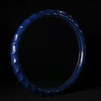 Wood Grain Steering Wheel Cover - Comfortable Grip, Artistic Design, Easy to Install, Universal Fit for Cars, Trucks, Vans & SUVs (Blue)