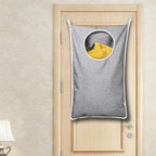 KEEPJOY 2Pack Space-Saving Hanging Laundry Bag, Door Laundry Hamper with 2 Different Types of Hooks, 30x20 Inch Oxford Fabric