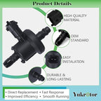 Vapor Canister Purge Valve BV619G866AA Compatible with 2013-2018 Ford Escape, 2014-2019 Fiesta, 2013-2018 Focus, 2015-2018 Li