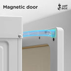 ANTBOX Portable Wardrobe Closet Storage Organizer for Clothes,Suitable for Living Room, Bedroom,Plastic Wardrobe with Magneti