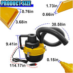 Car Vacuum Cleaner, DC 12V Multi-Purpose Automotive Wet and Dry Vacuum with 3 Nozzles, Portable Handheld Vehicle Interior Dus