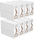 8 Pack Bed Sheets Organizers And Storage,Sheets Set Folder Keeper with Handle,Foldable Bedding Storage Box For Linen Closet,D
