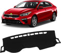 FIILINES Dash Cover for Kia Forte 2019-2024, Dashboard Mat Cover for Forte Accessories Sunshade Nonslip Mesh Protector No Gla