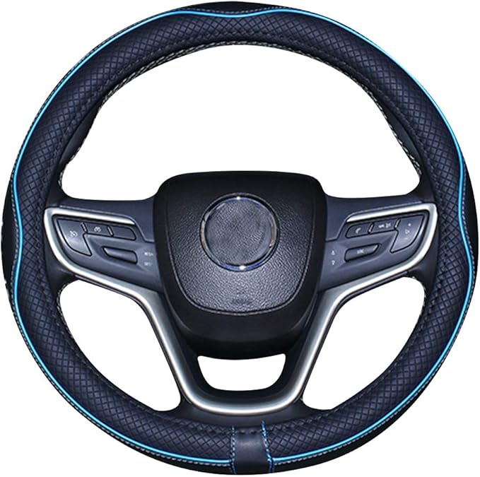 Mayco Bell Large Size Steering Wheel Cover Anti-Slip,Safety,Soft,Breathable,Durable,Full Surround,Comfortable Grip Microfiber