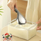 Serrated Ice Crusher Spoon,Multipurpose Metal Ice Scoop Ice Cream Scoop for Smoothies Shaved Ice Frozen Cocktails,Fruit Corer