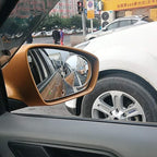 2Pcs 3 Inch Non-Adjustable Large Stick-On Convex Blind Spot Mirror, HD Glass Big Round Rear View, Strong Adhesive for Car, Van, SUV and Trucks (3"(75mm), Frameless)