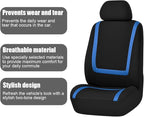 BELOMI Car Seat Covers Only, Breathable Premium Cloth Auto Seat Cover, Universal Front and Rear Seat Covers, Automotive Inter