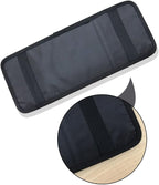 SourceTon 2 Packs Car Sun Visor Organizer, Car Visor Storage Anti-Slip Elastic Woven Board for Sunglass Holder Parking Fuel Card Digital Accessories