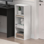 Furinno PASIR Book Shelf, 3-Cube Bookcase, Standing Bookshelf, Open Storage Shelf, Closed Back, Easy Assembly, 9.3 x 12 x 31.